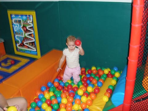 In the Ball pit