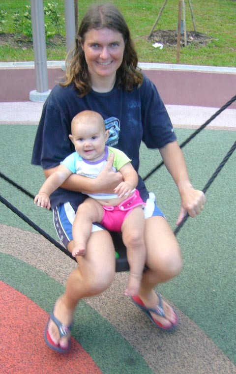 With Mum at the Park